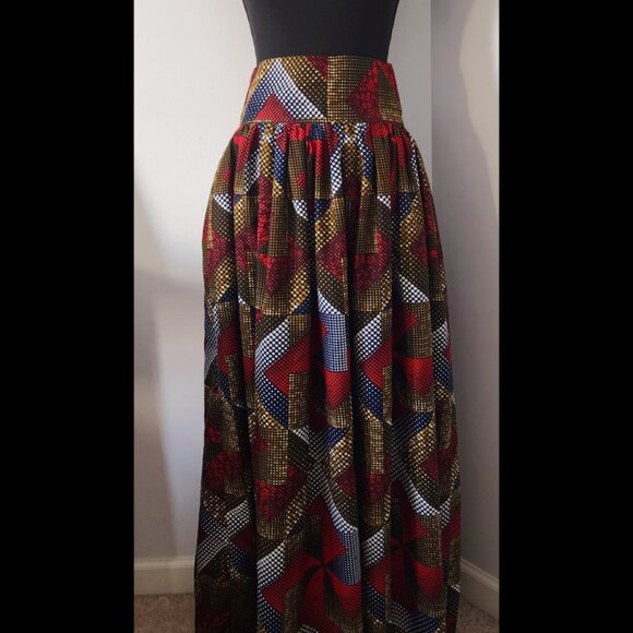 Dresses & Skirts - African Print Maxi Skirt